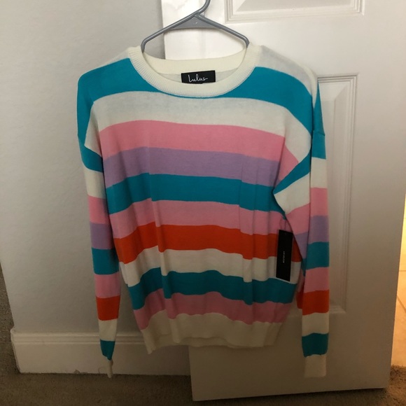 Lulu’s Candystrip Sweater, Size Small, NWT - Picture 4 of 6